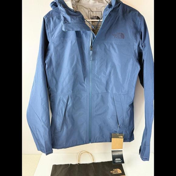 The North Face Dryzzle Rain Jacket Mens Sz S Blue Waterproof Outdoor - Picture 4 of 9
